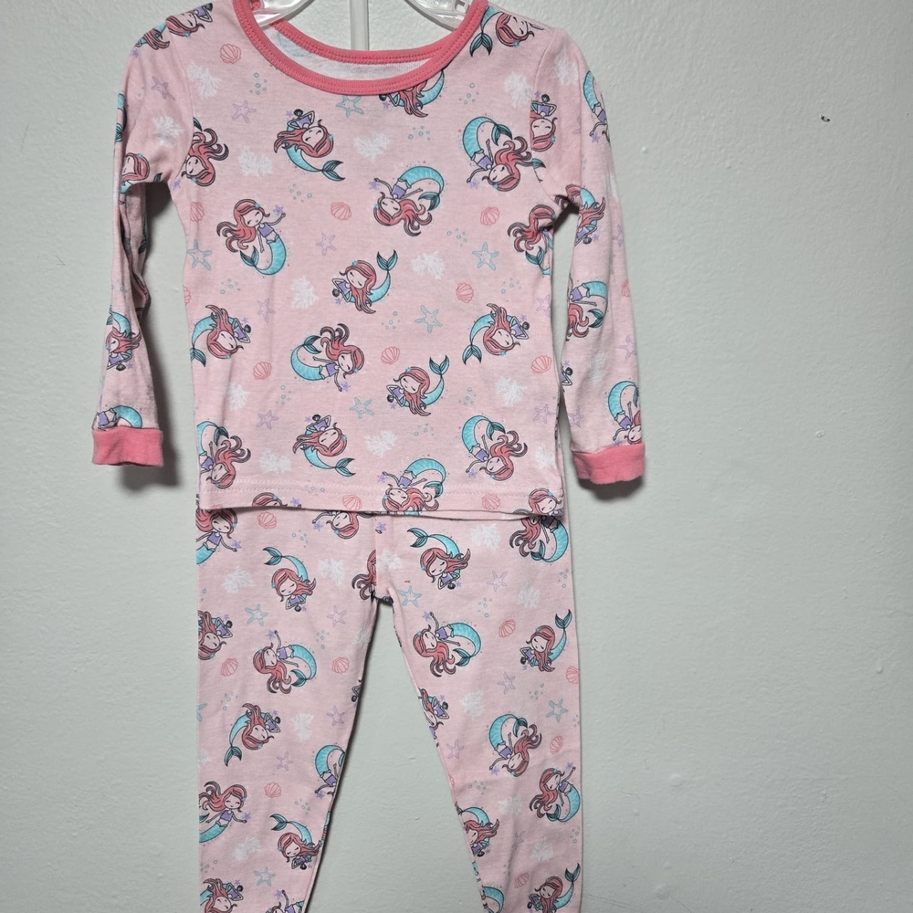 Kids Pink Pajamas with Fun Print